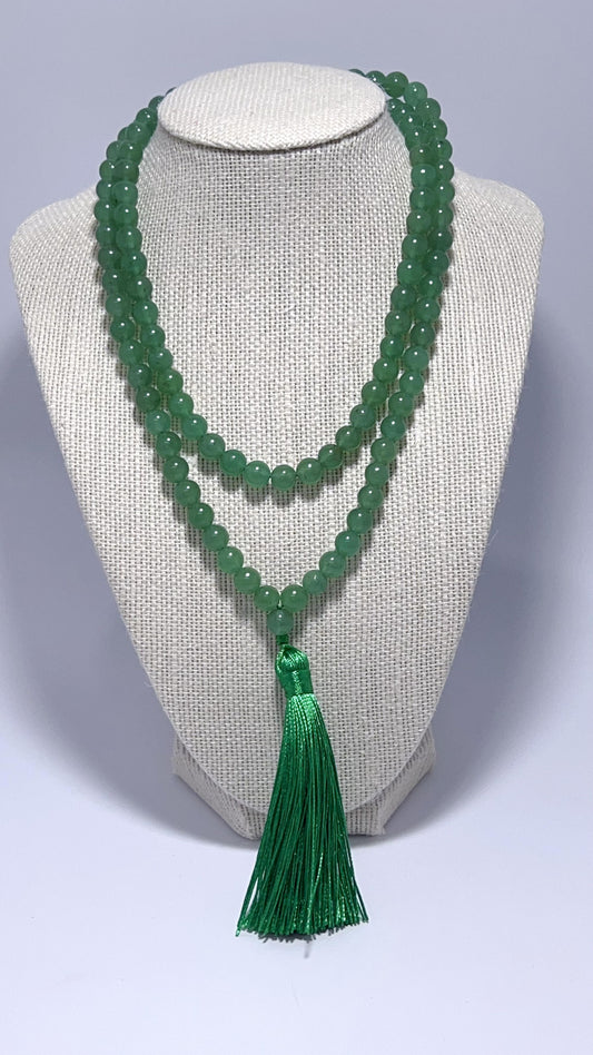 Green Aventurine Mala Beads