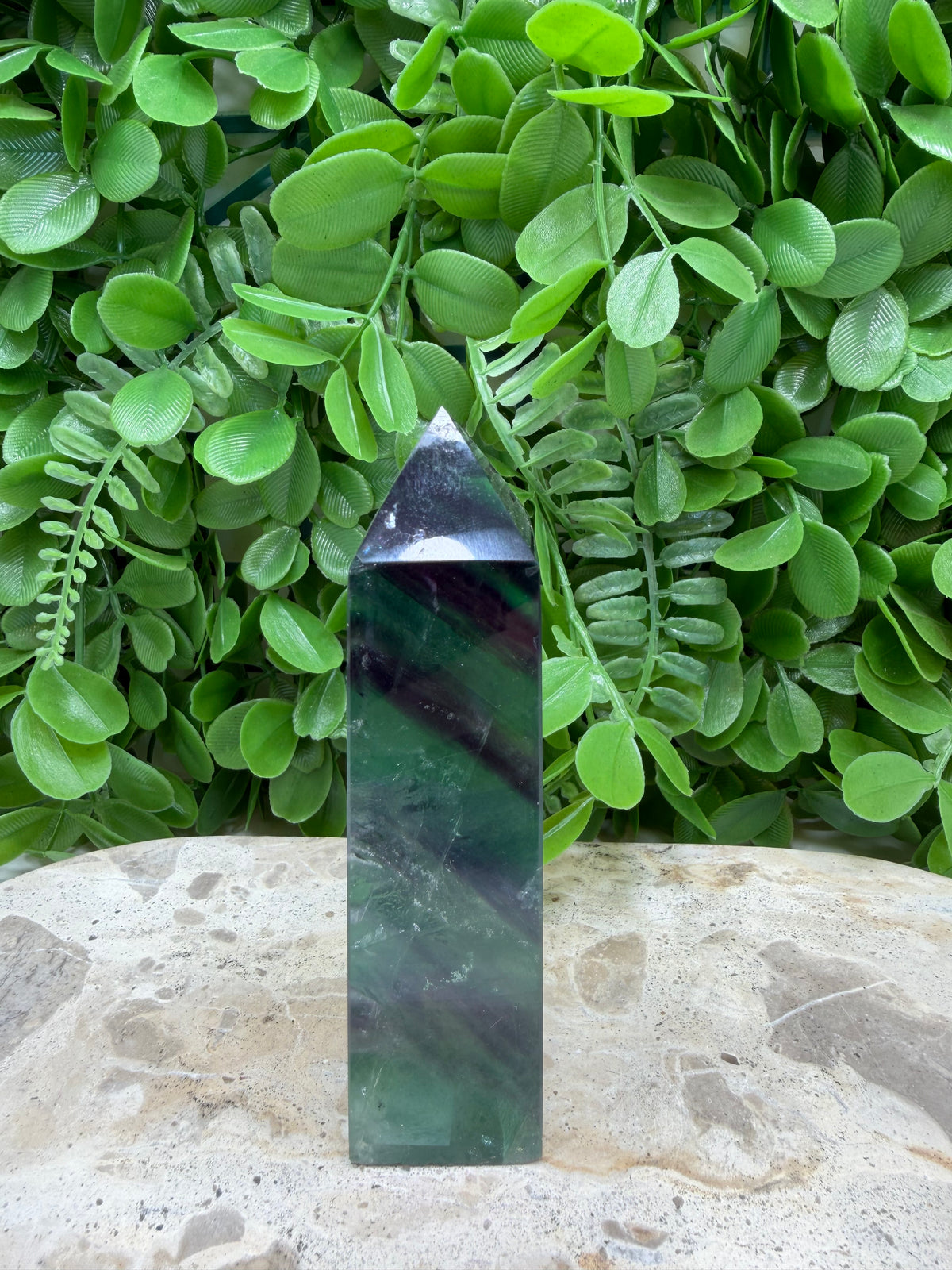 Fluorite Tower 310g | Clarity • Focus • Balance