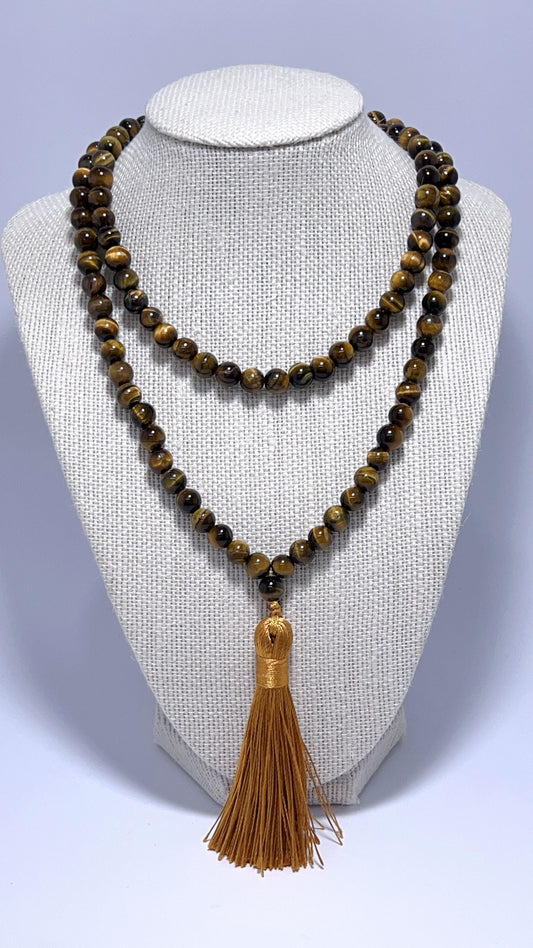 Tiger Eye Mala Beads