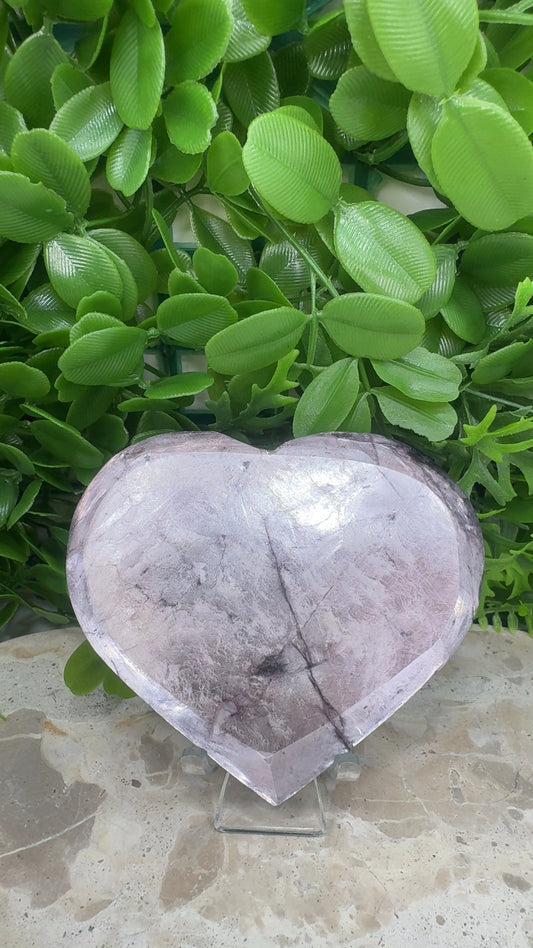 Purple Mica Heart 342g