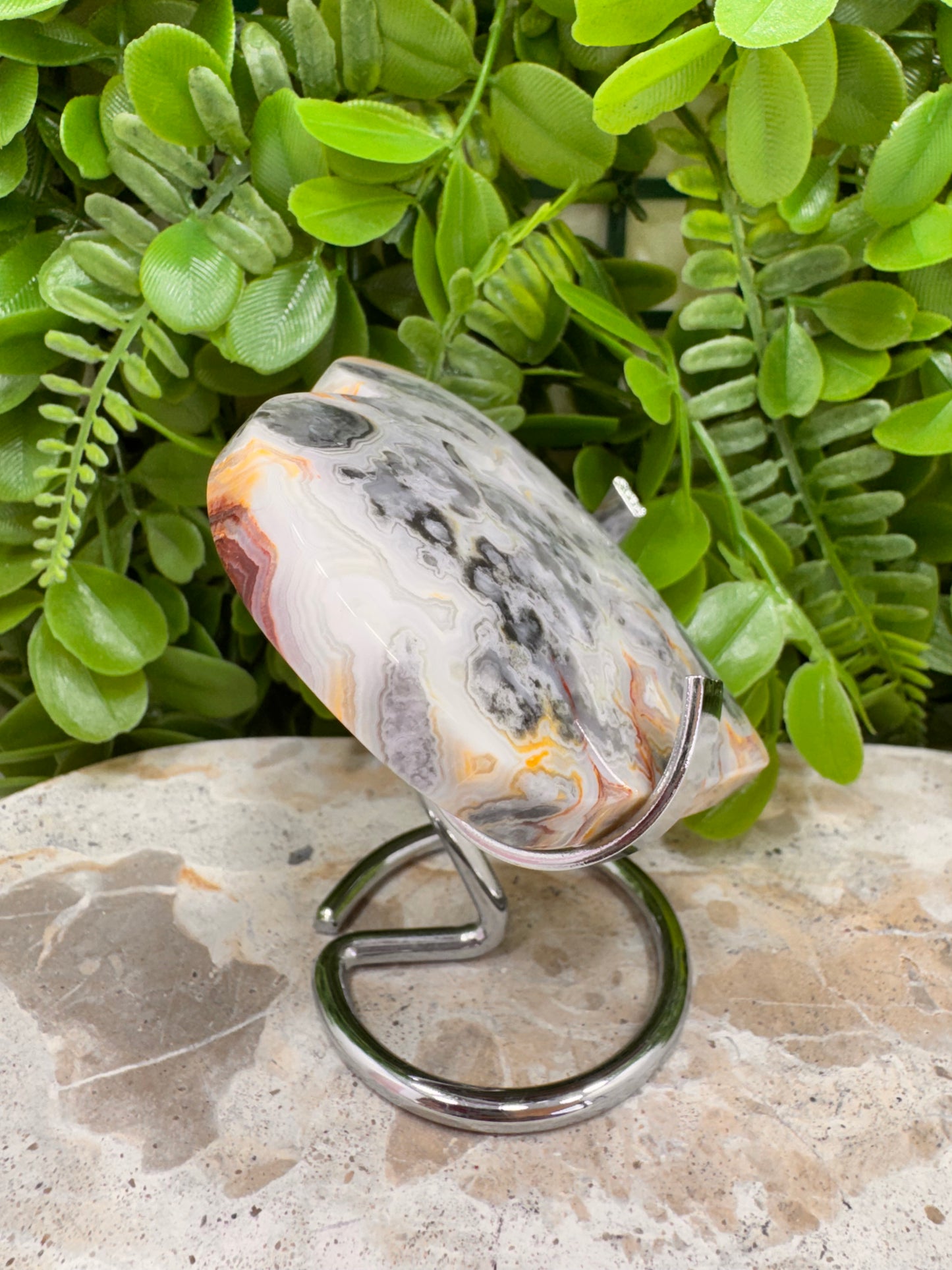 Crazy Lace Agate Heart 276g