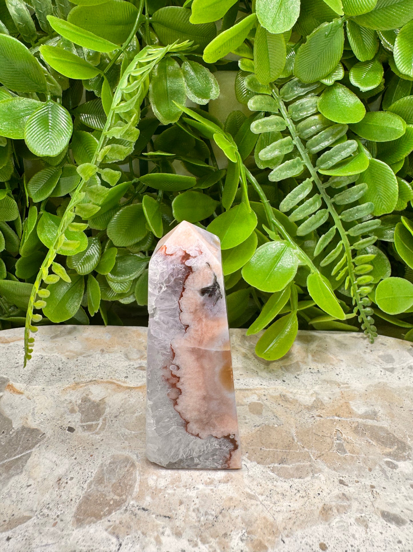 Flower Agate Point 78g