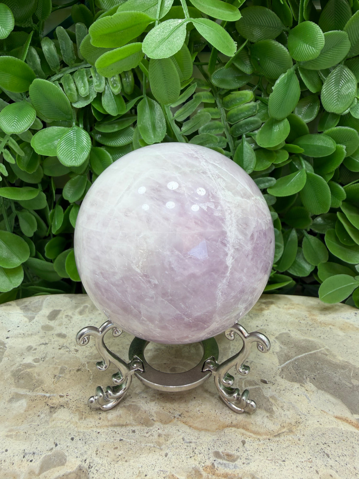 Kunzite Sphere 680g| Love • Peace • Compassion