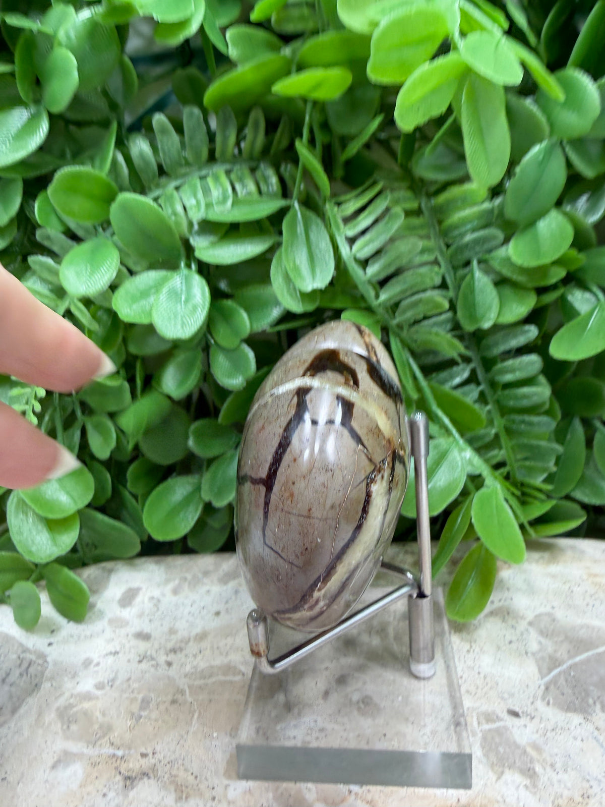 Septarian Dragon Stone Heart 290g