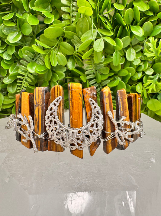 Tiger Eye Moon Tiara 138g