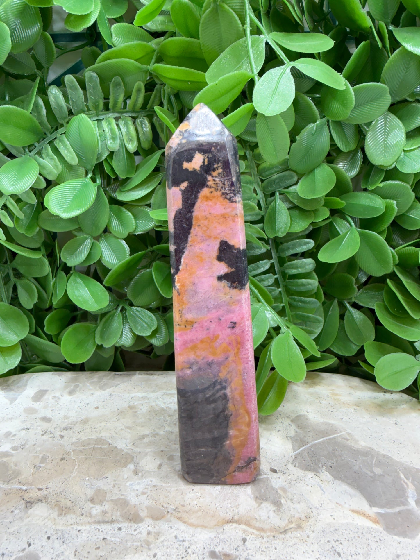 Rhodonite Tower 320g