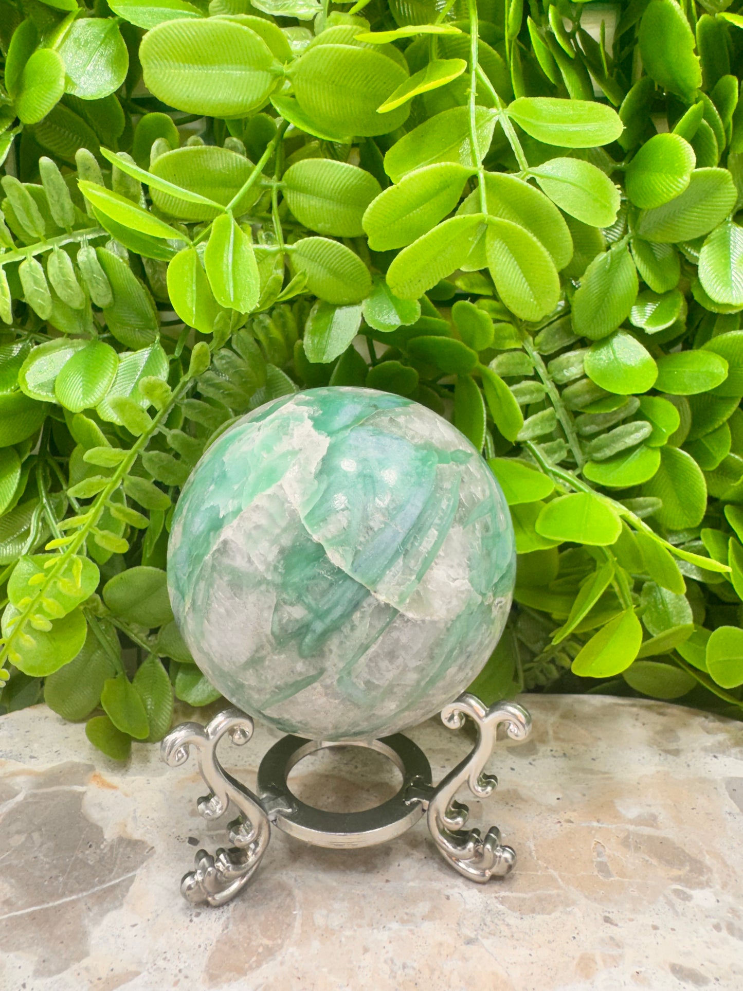 Blue / Green Kyanite Sphere 524g