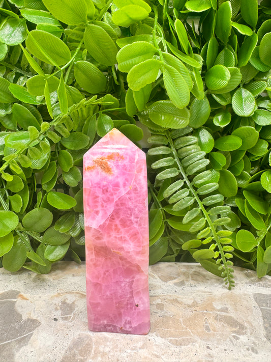Pink Arogonite Tower 316g