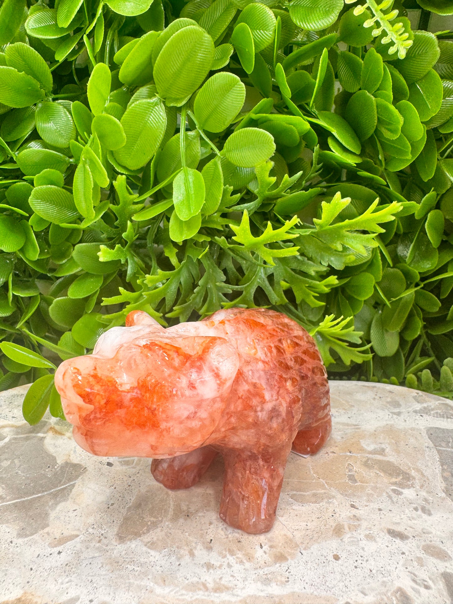 Fire Quartz Bear 428g