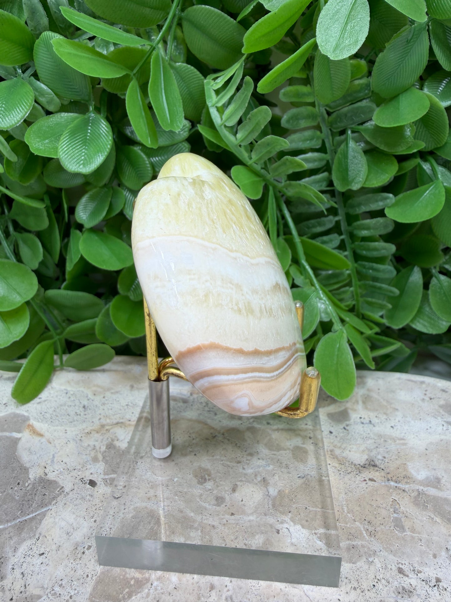 Pineapple Calcite Heart 193g