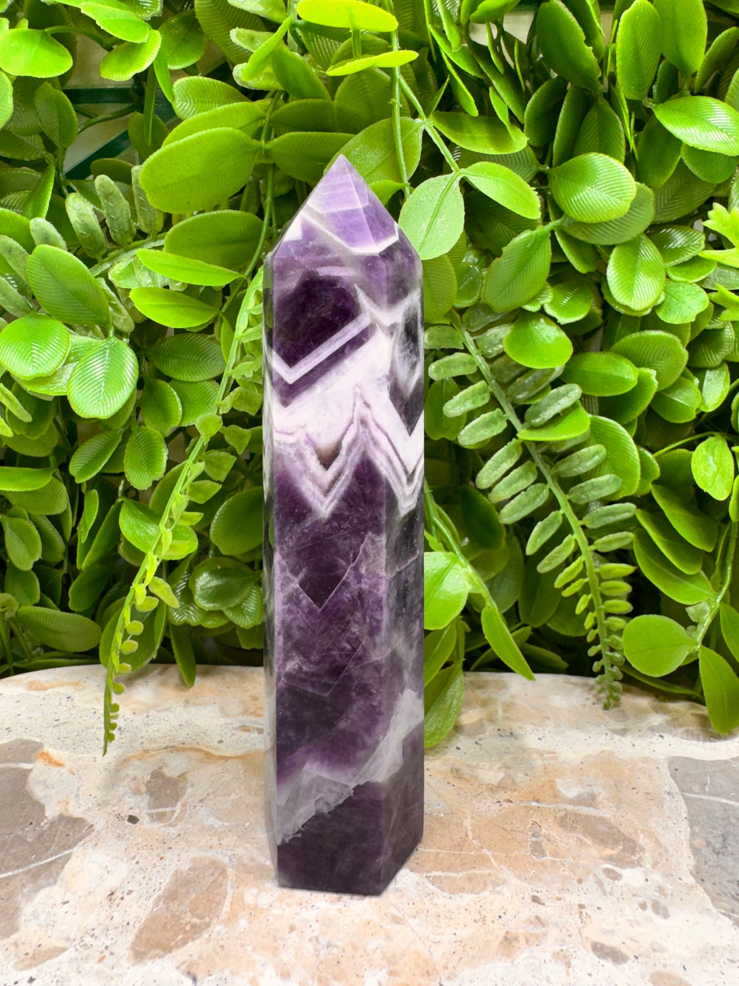 Chevron Amethyst Tower 252g