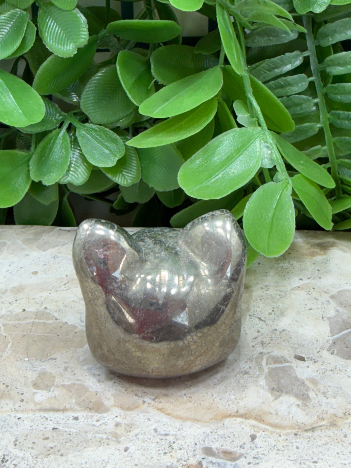 Pyrite Pussy Cat Head 146g