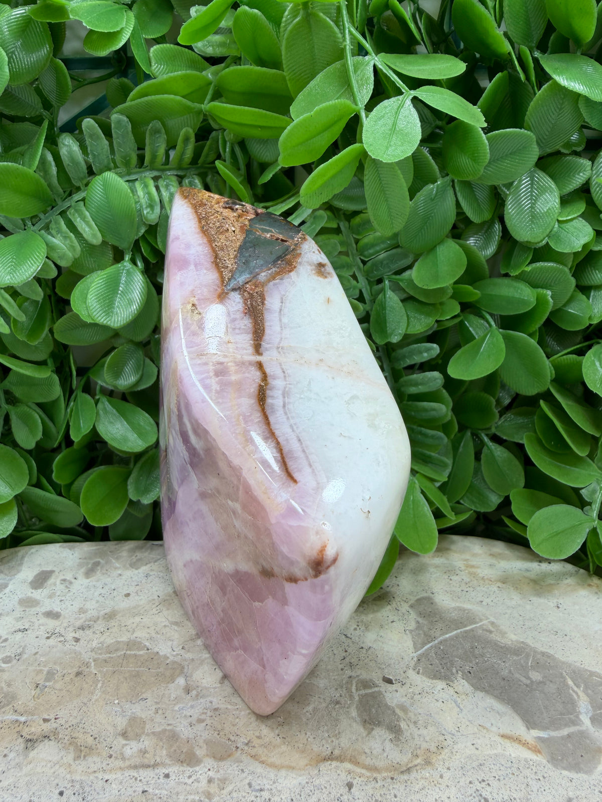 Pink Aragonite Freeform 1100g