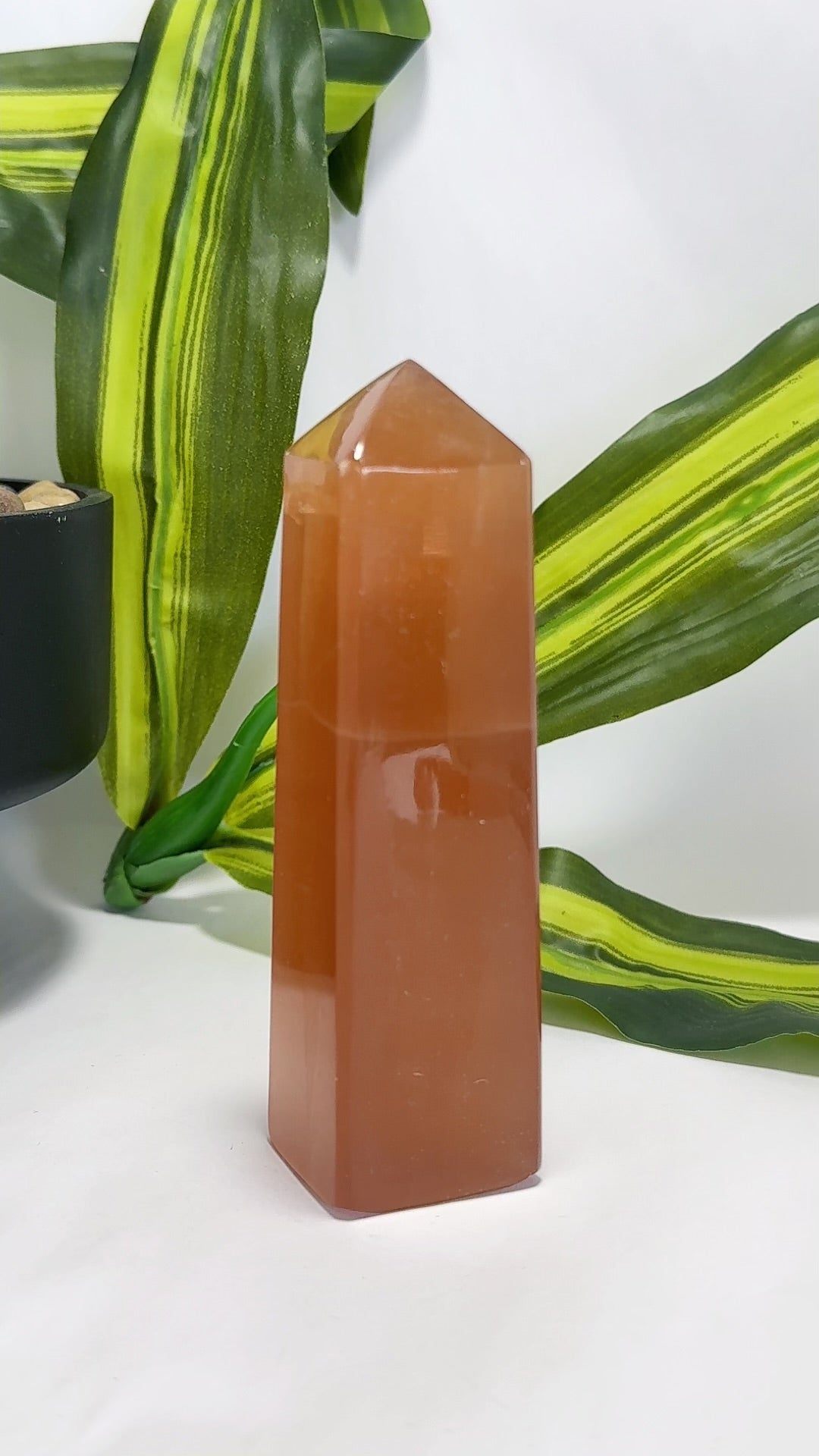 Honey Calcite Tower 294g