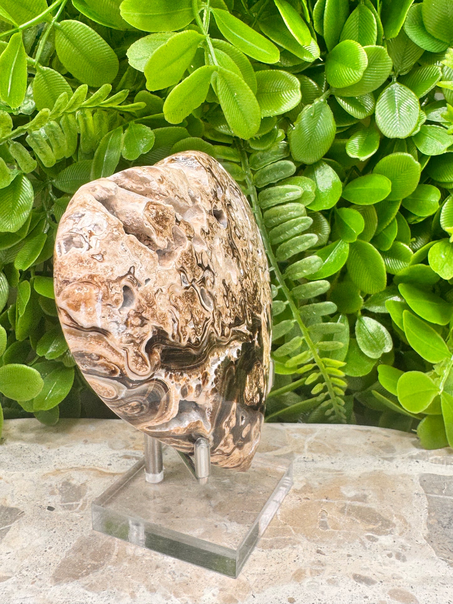 Chocolate Calcite Heart 392g