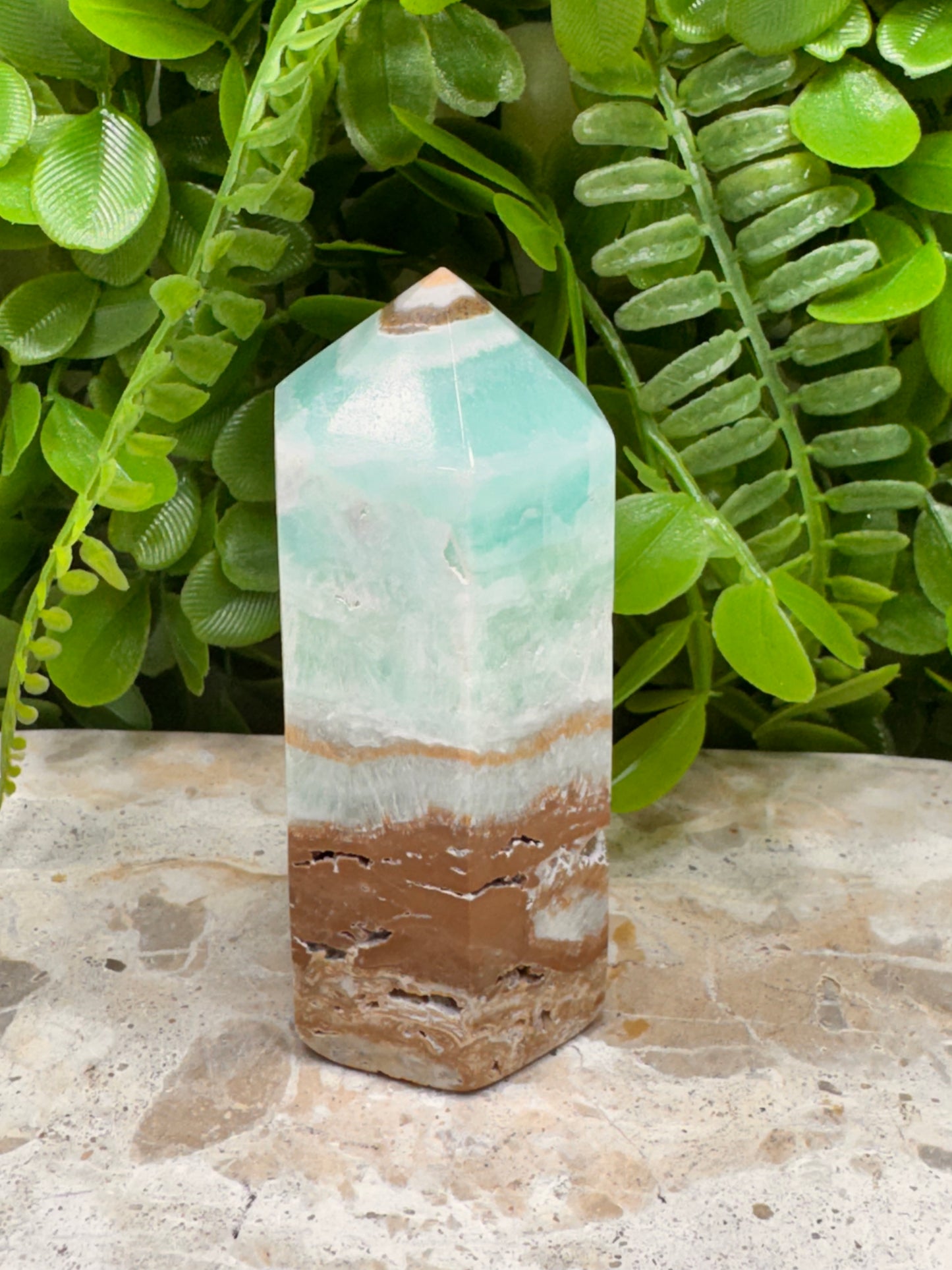 Caribbean Calcite Point 254g