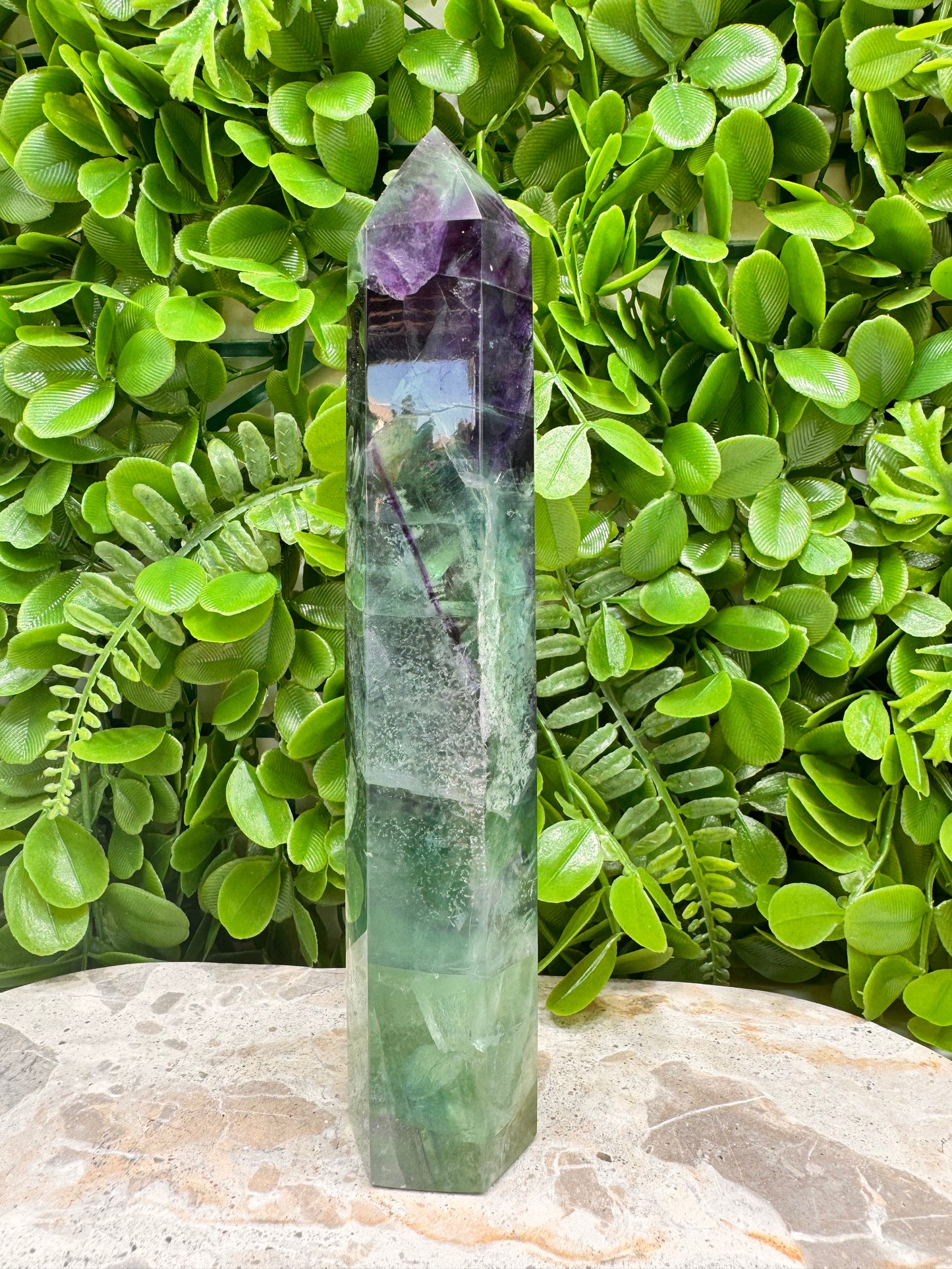 Fluorite Tower 554g