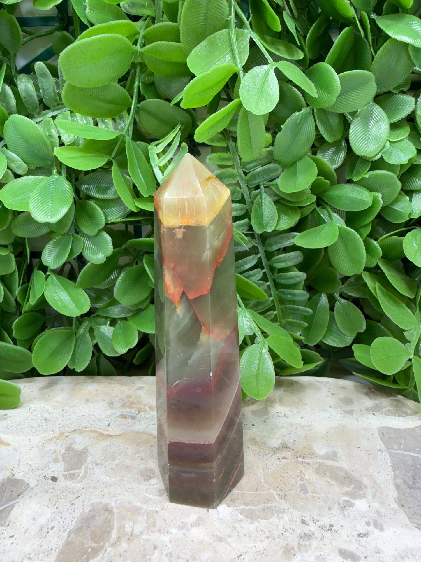 Green Banded Onyx point 168g
