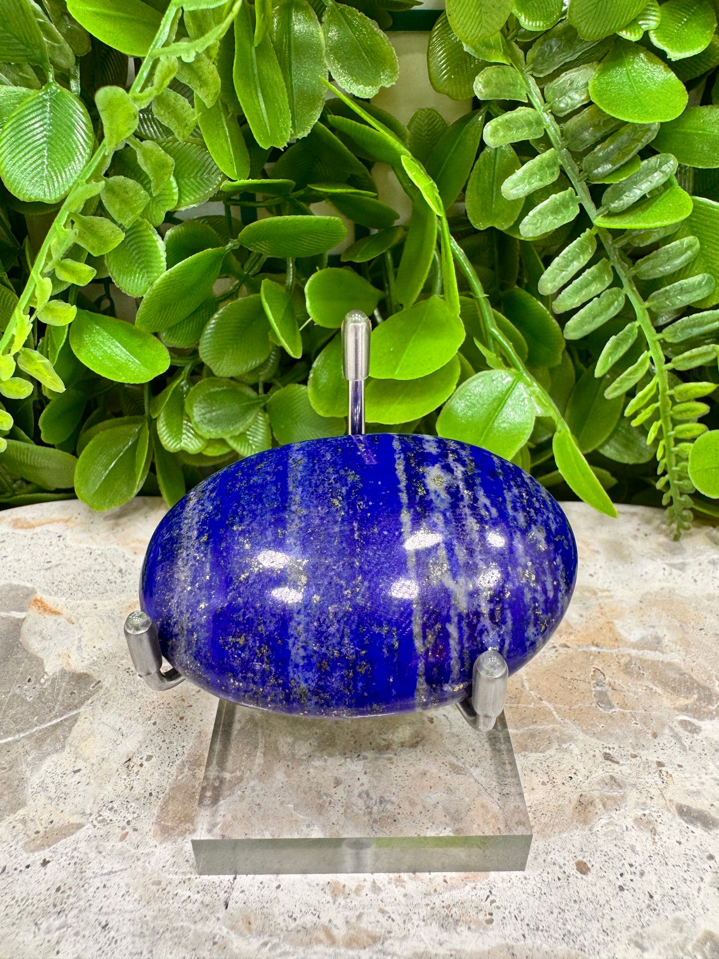 Lapis Lazuli Palm Stone 94g