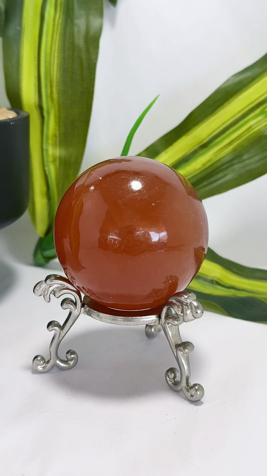 Honey Calcite Sphere 320g