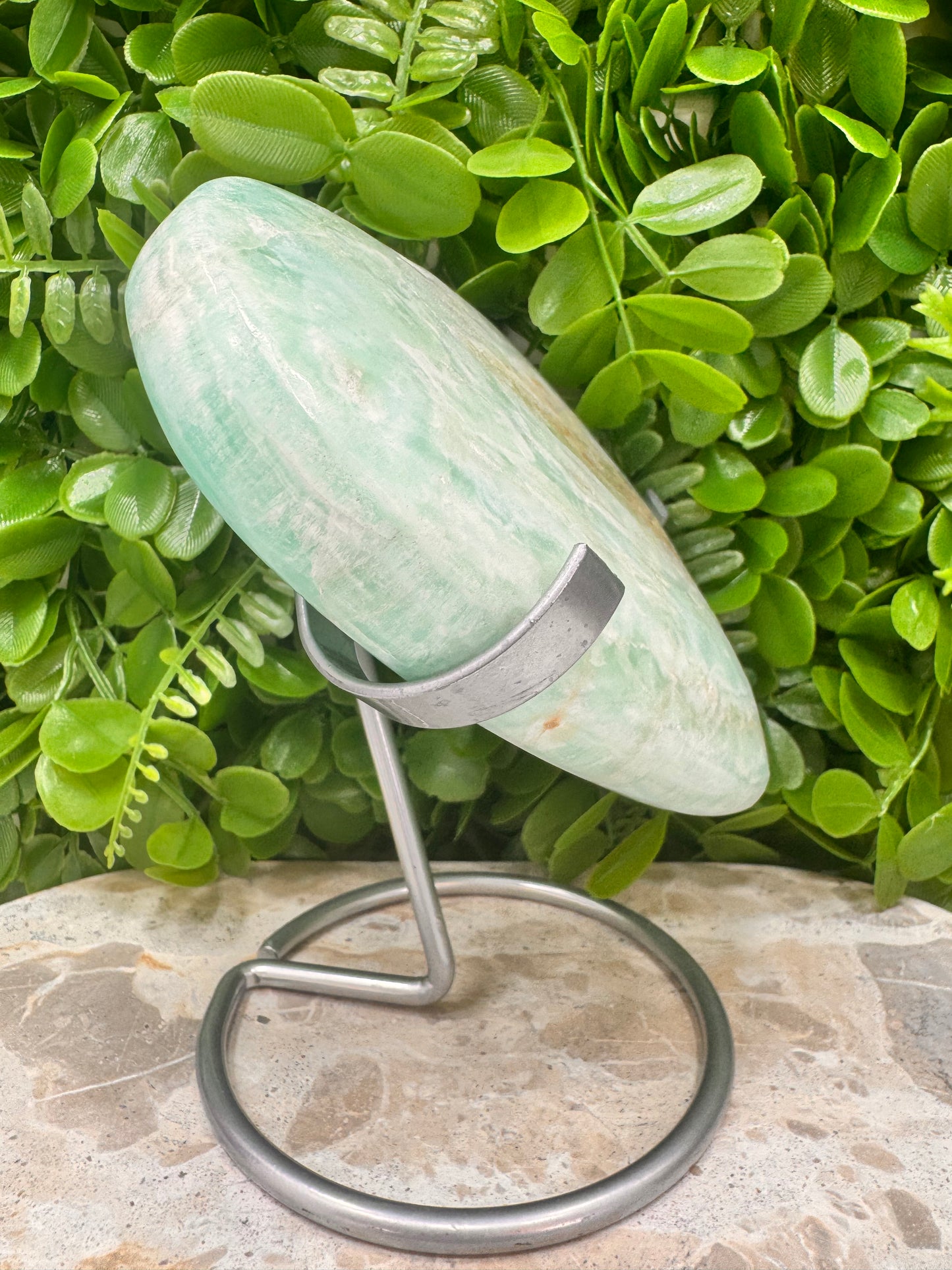 Aragonite & Smithsonite Heart 1092g