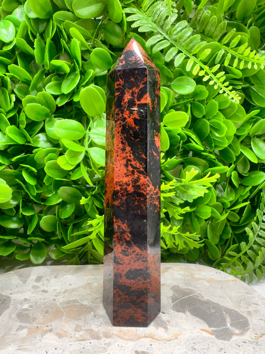 Mahogany Obsidian Tower 440g