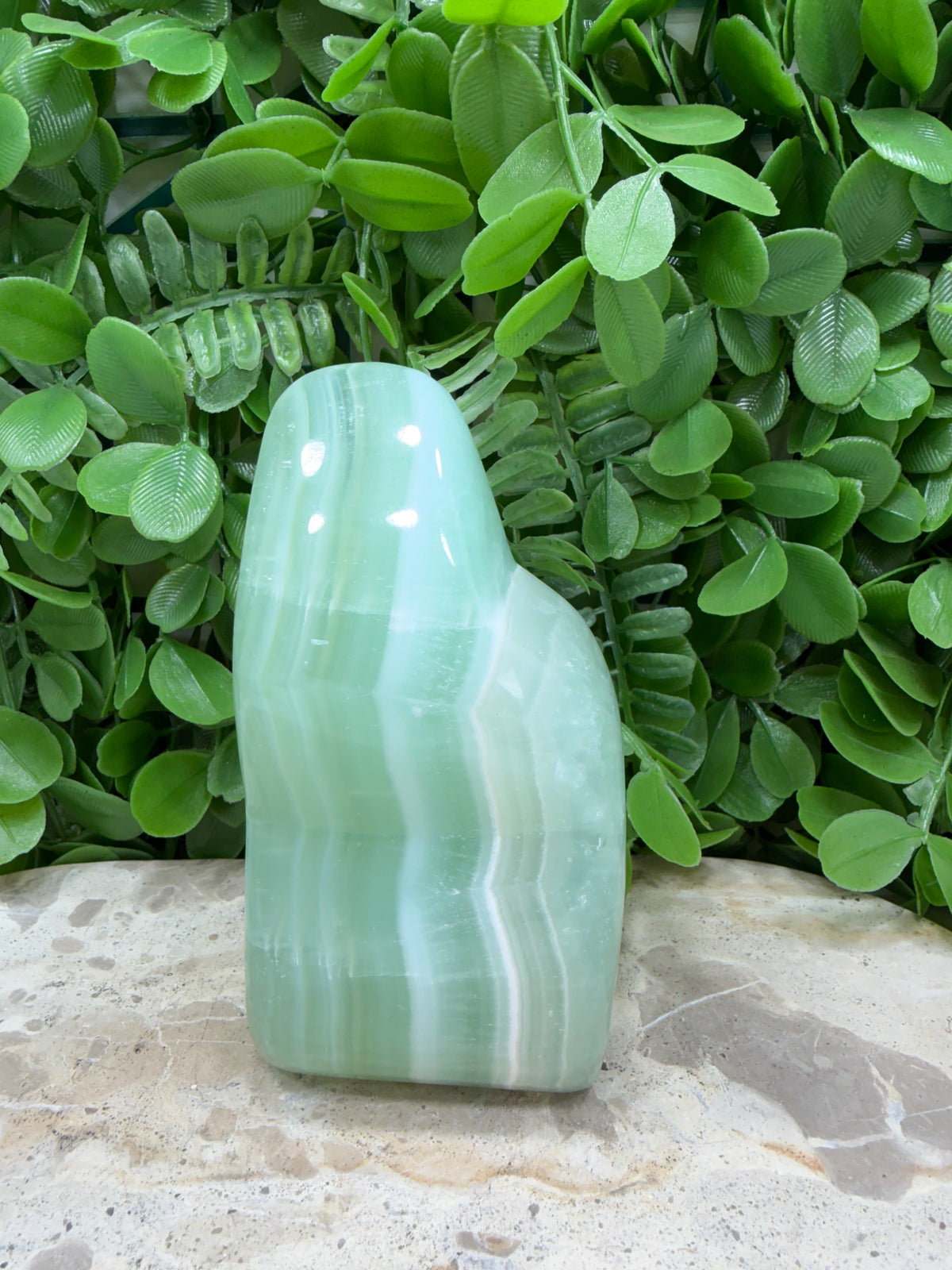 Pistachio Calcite Freeform 586g