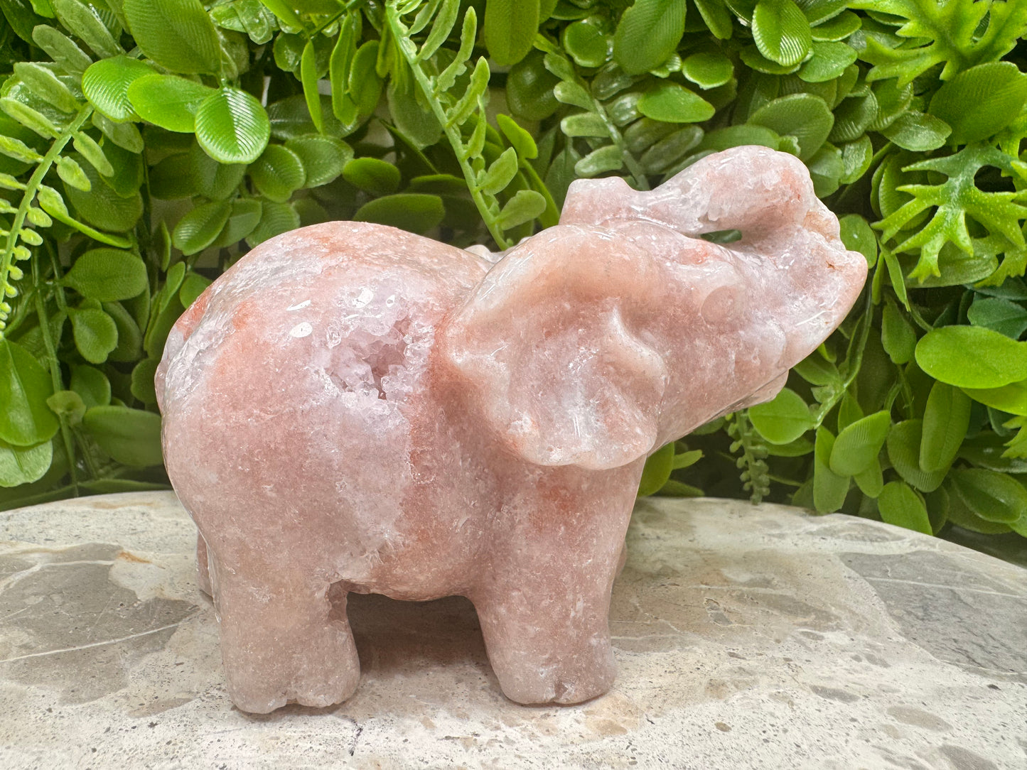 Pink Amethyst Elephant 626g