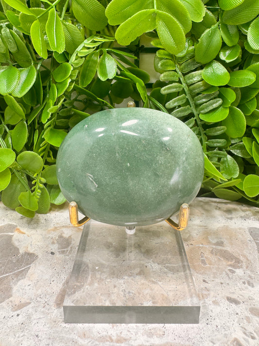 Green Aventurine Palm Stone 178g