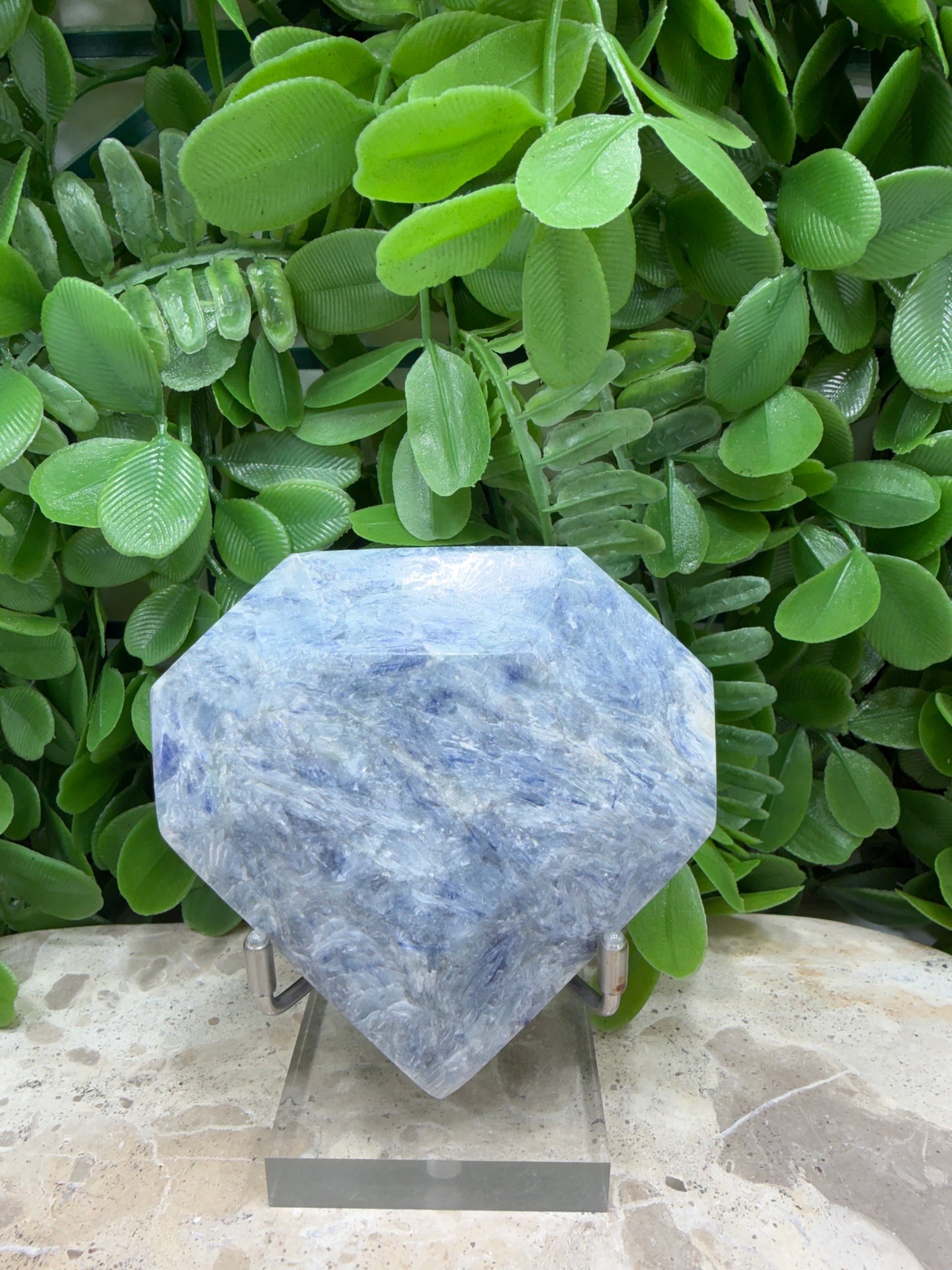 Kyanite Faceted Heart 238g