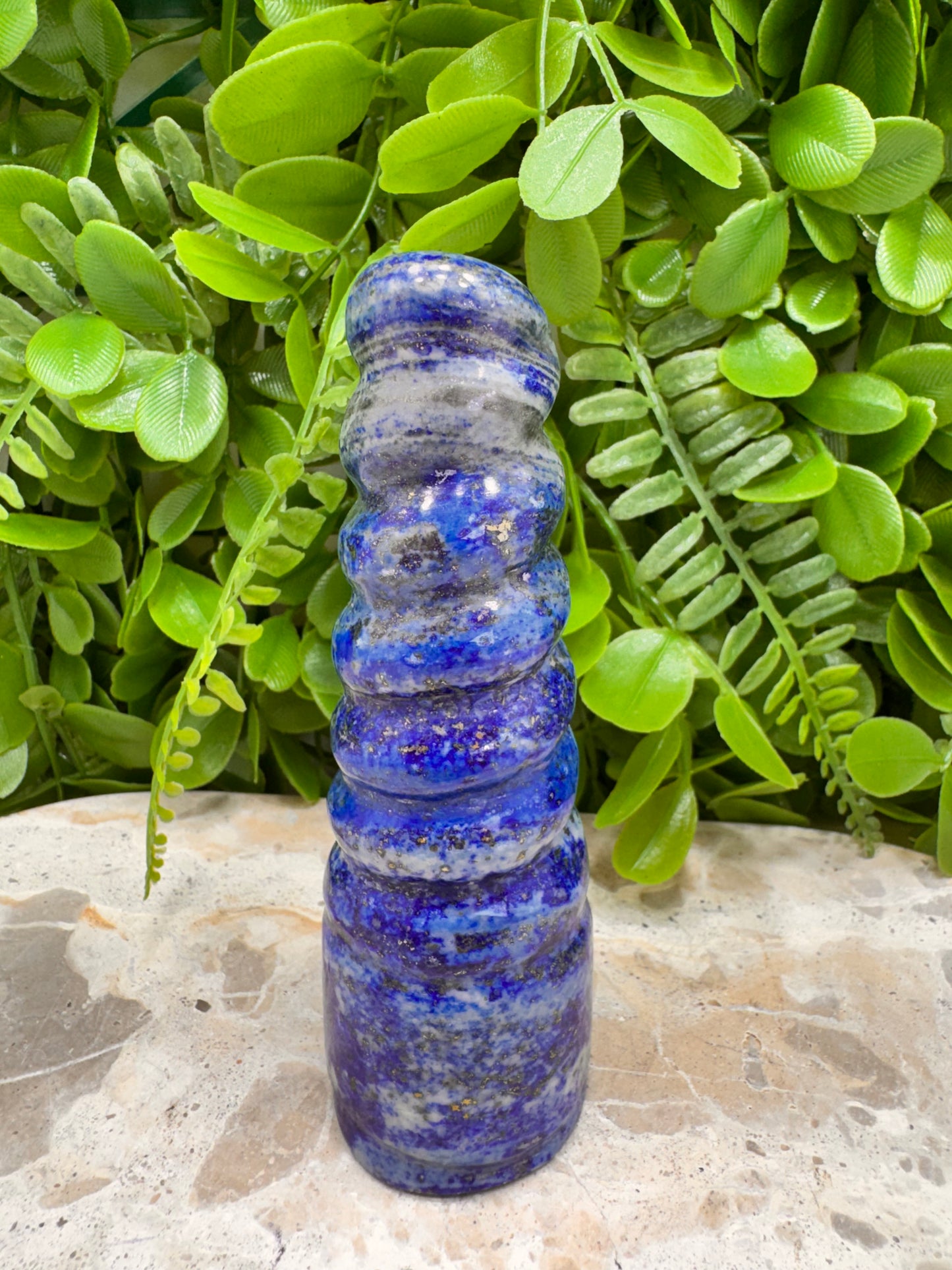 Lapis Lazuli Unicorn Horn 308g