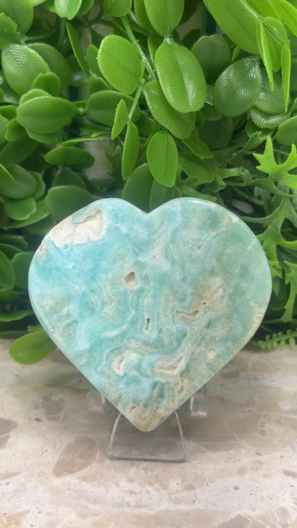 Hemimorphite Heart 388g