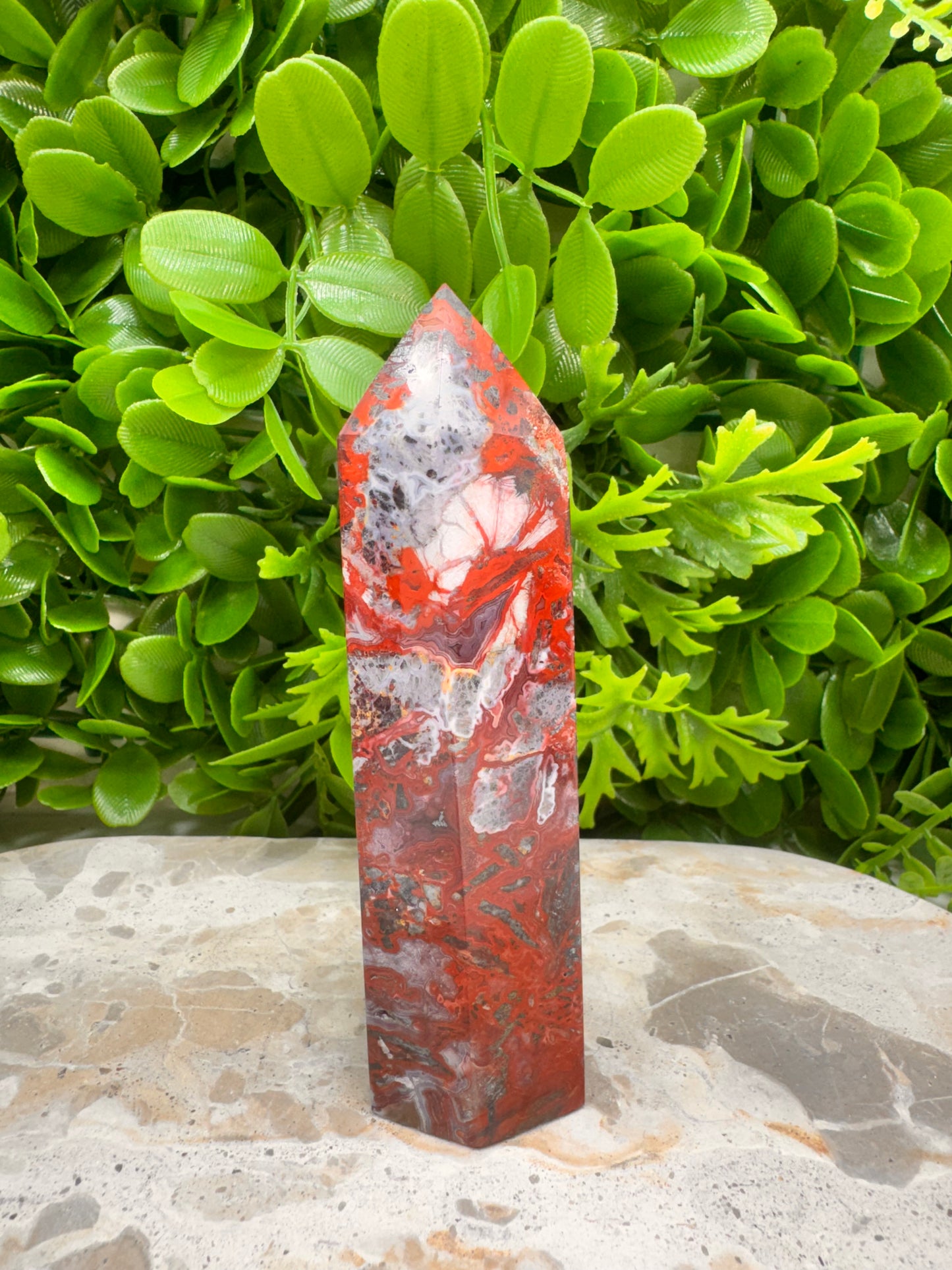 Mexican Agate Tower 301g