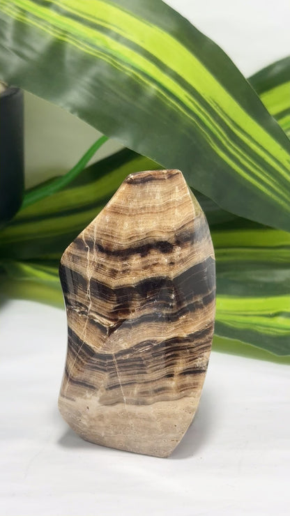 Chocolate Calcite Flame 254g