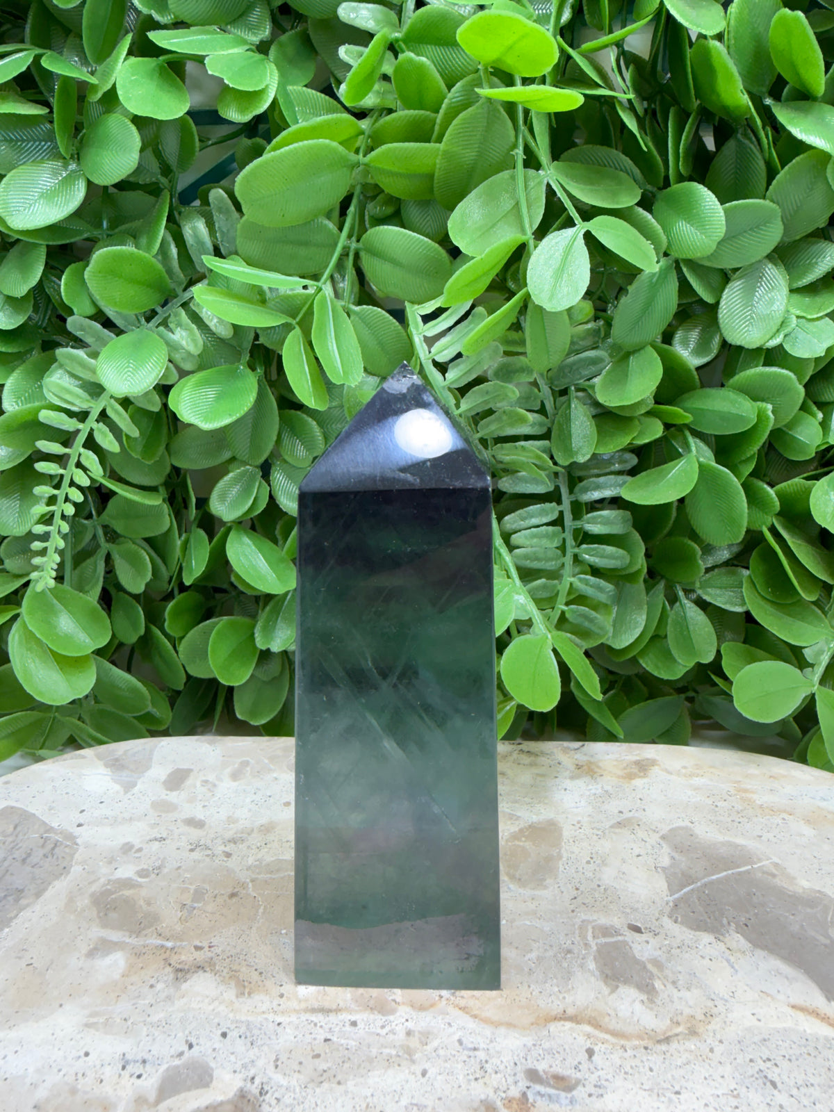 Fluorite Tower 310g | Clarity • Focus • Balance