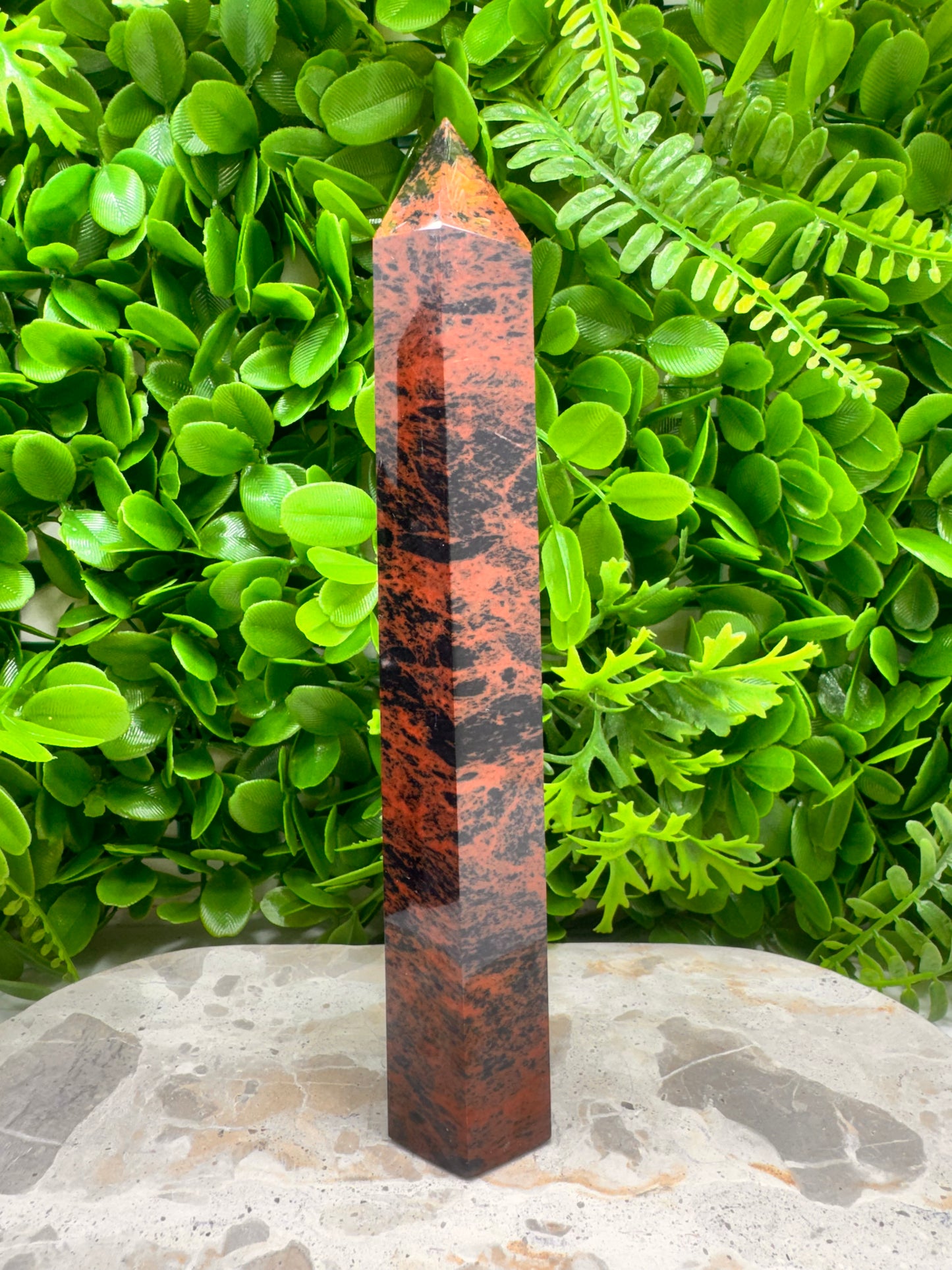 Mahogany Obsidian Tower 534g