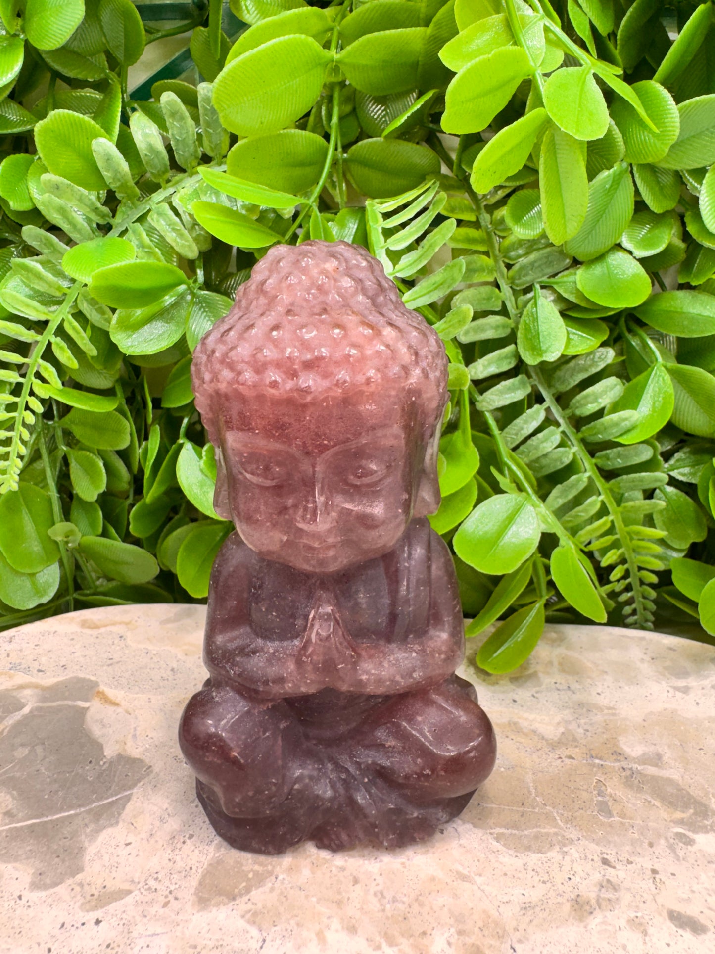 Strawberry Quartz Buddha 454g