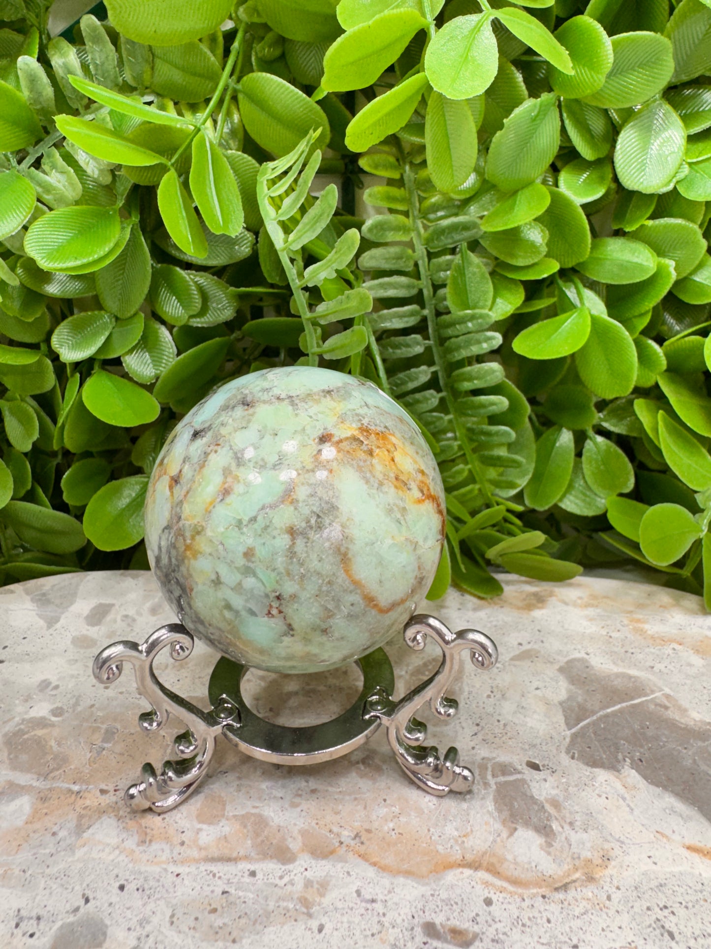 Turquoise Sphere 252g