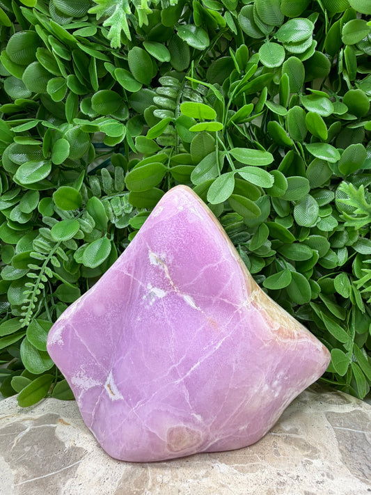 Pink Aragonite Freeform 1738g