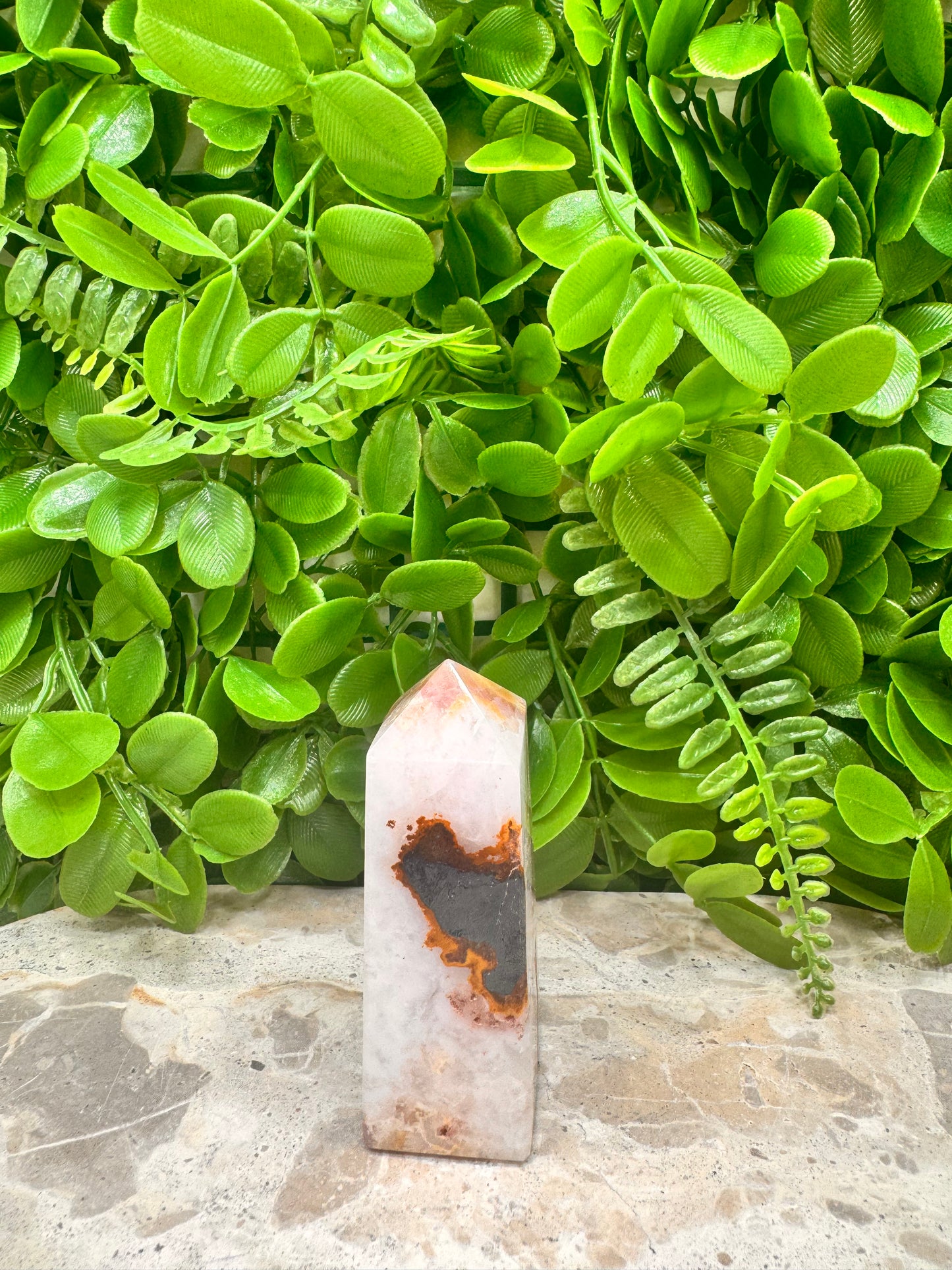 Pink Aragonite Tower 156g