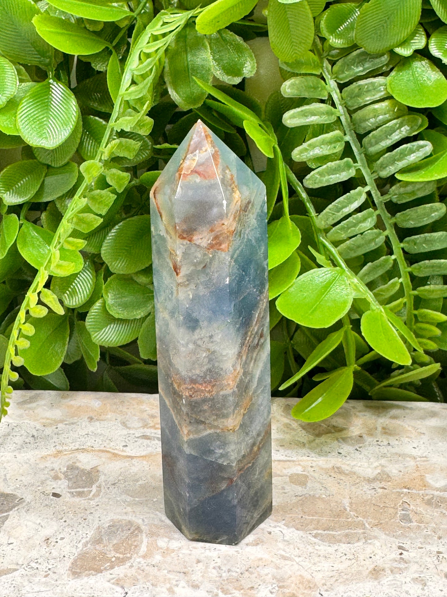 Blue Banded Onyx Point 106g