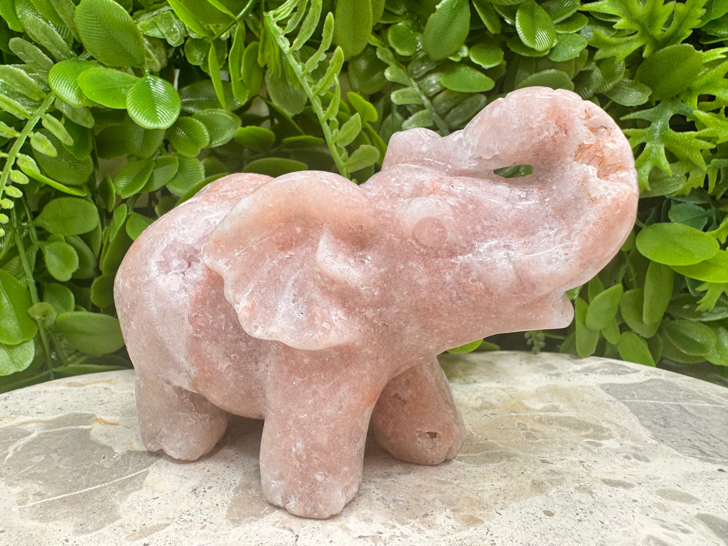 Pink Amethyst Elephant 626g