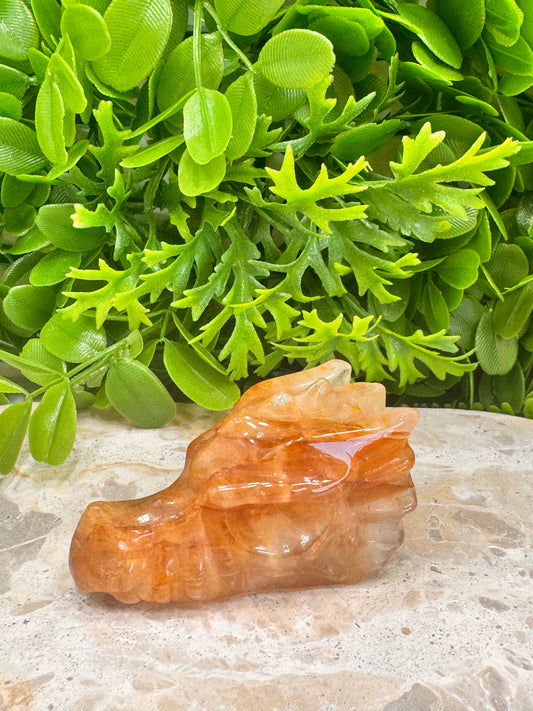 Golden Healer Dragon Skull 156g