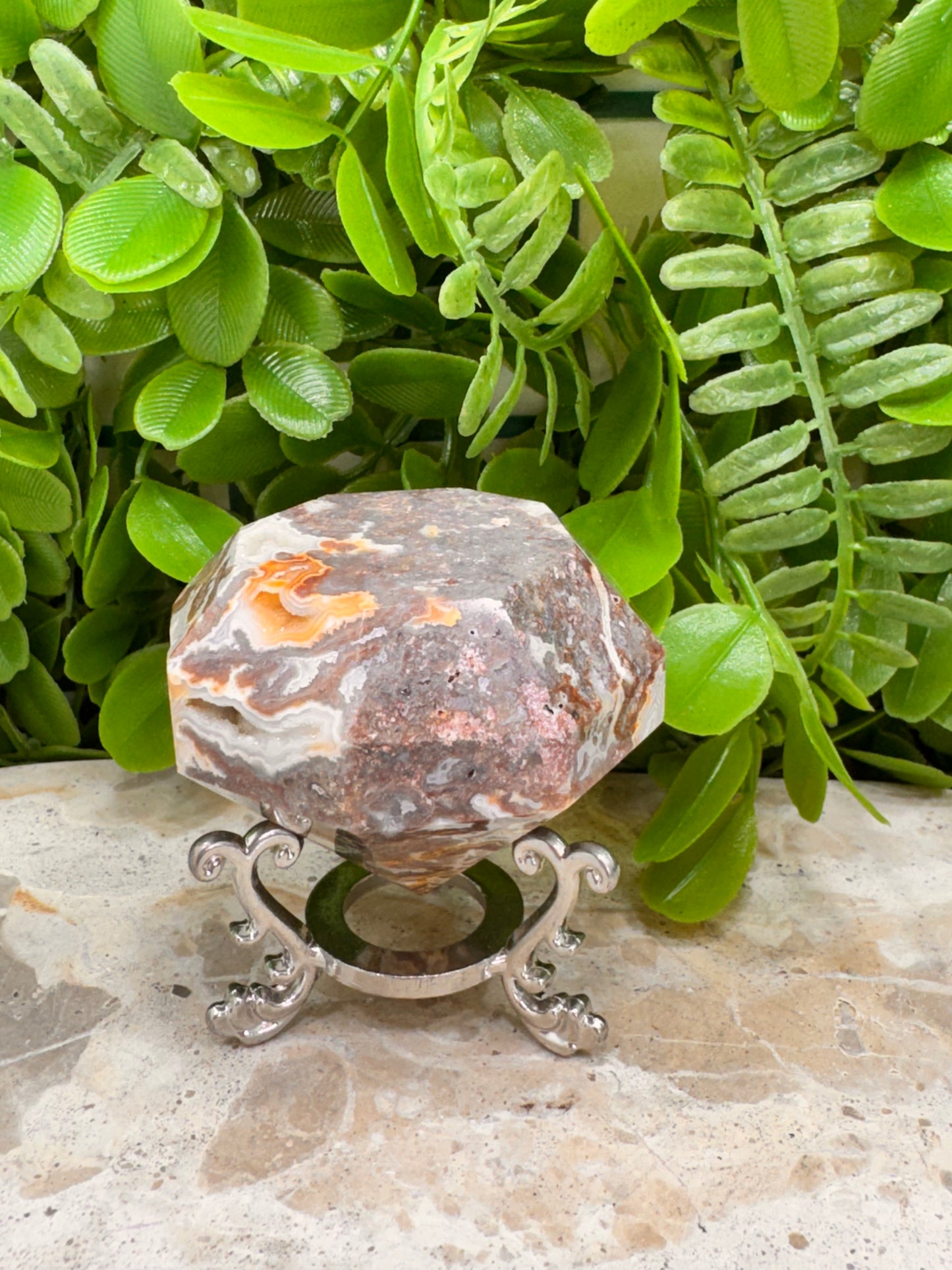 Mexican Agate Diamond 214g