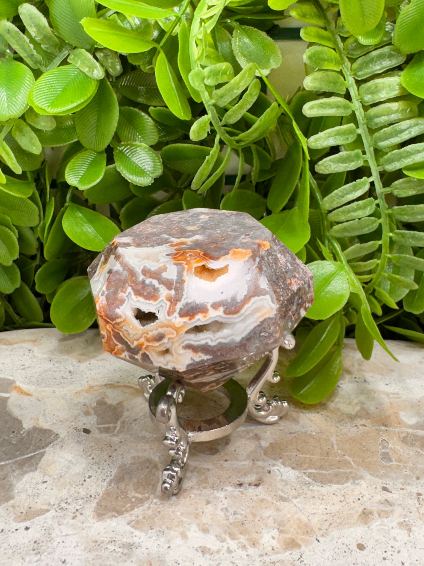 Mexican Agate Diamond 214g