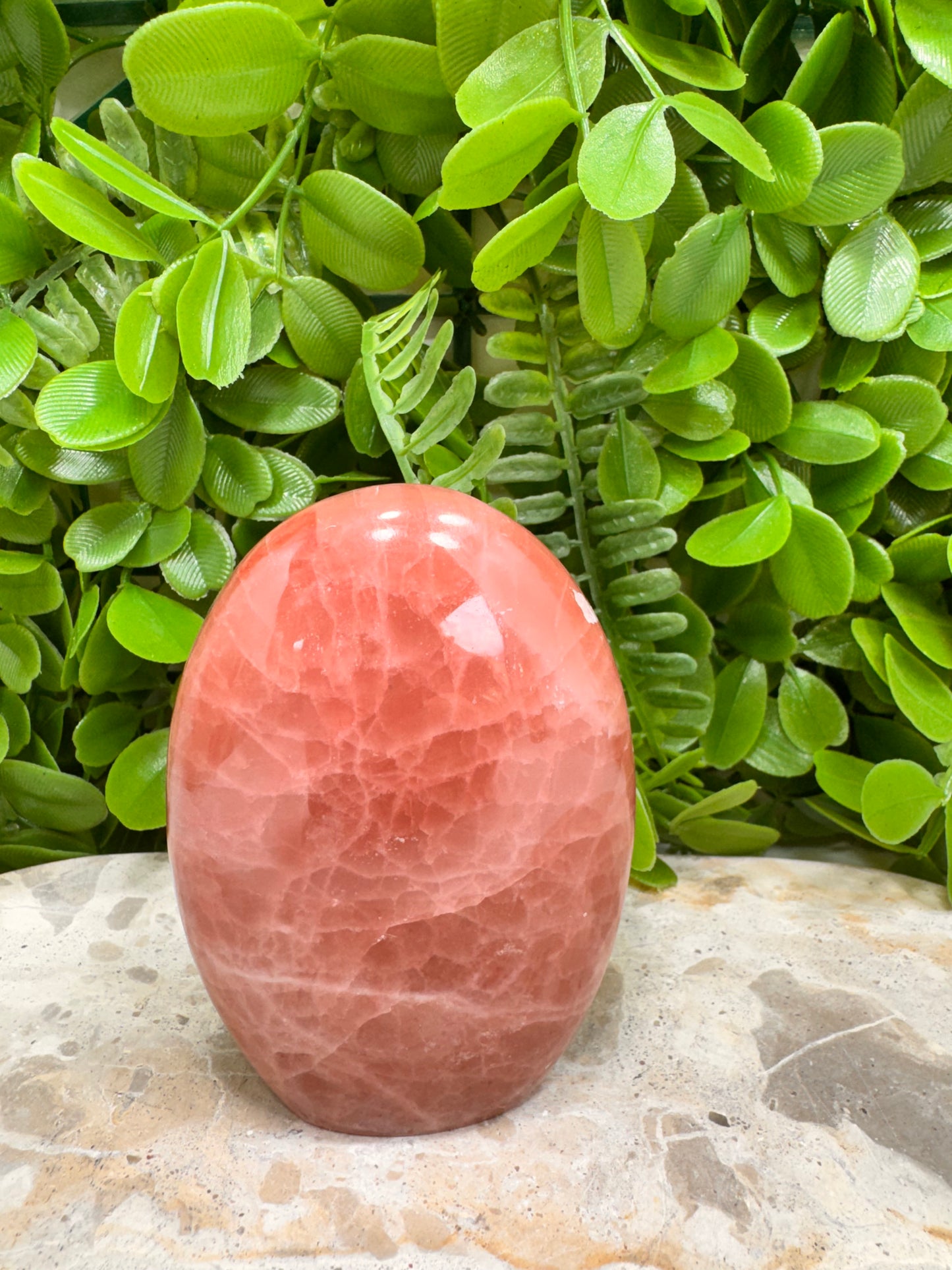 Standing Rose Calcite 320g