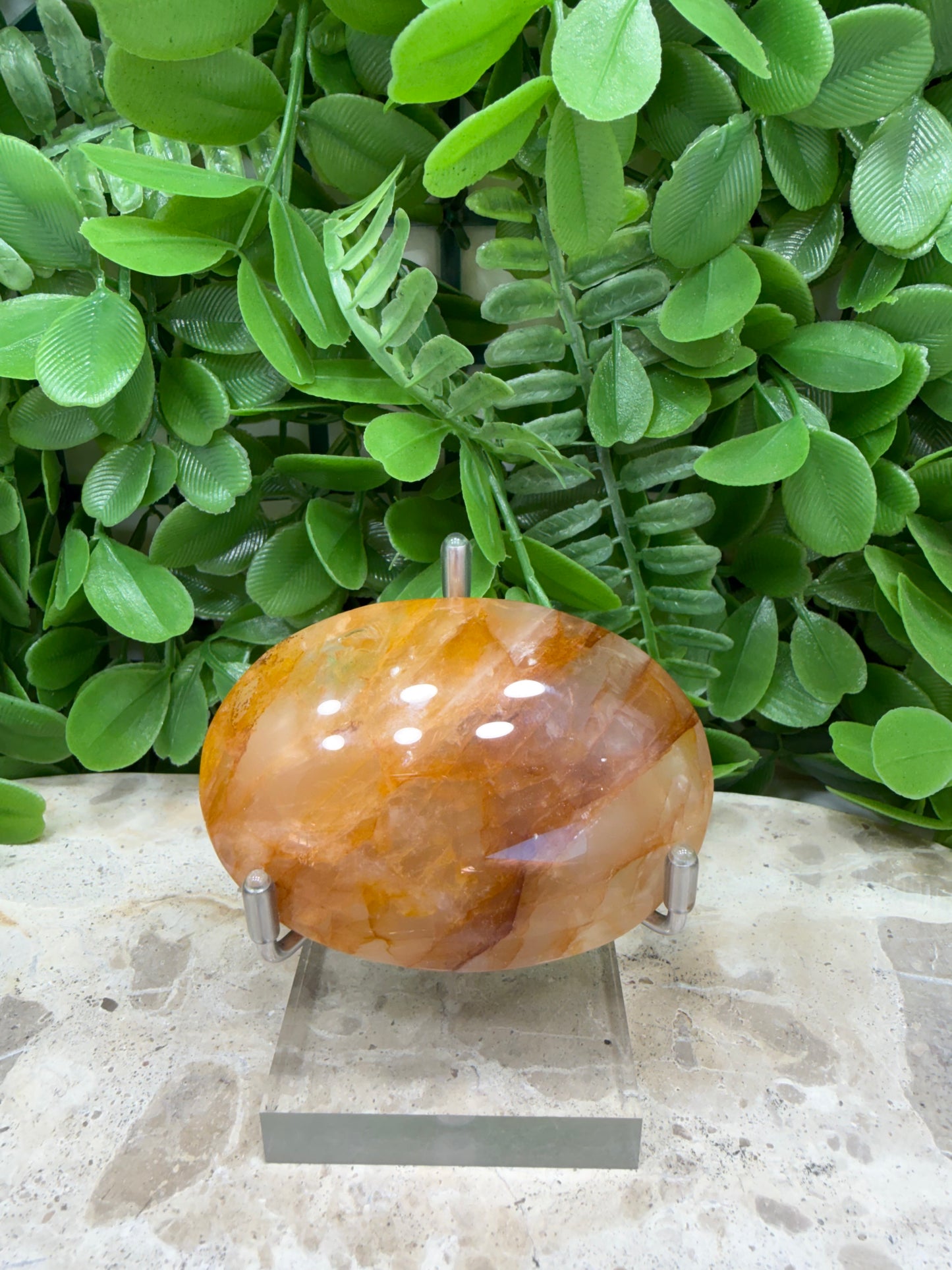 Golden Healer Palm Stone 118g
