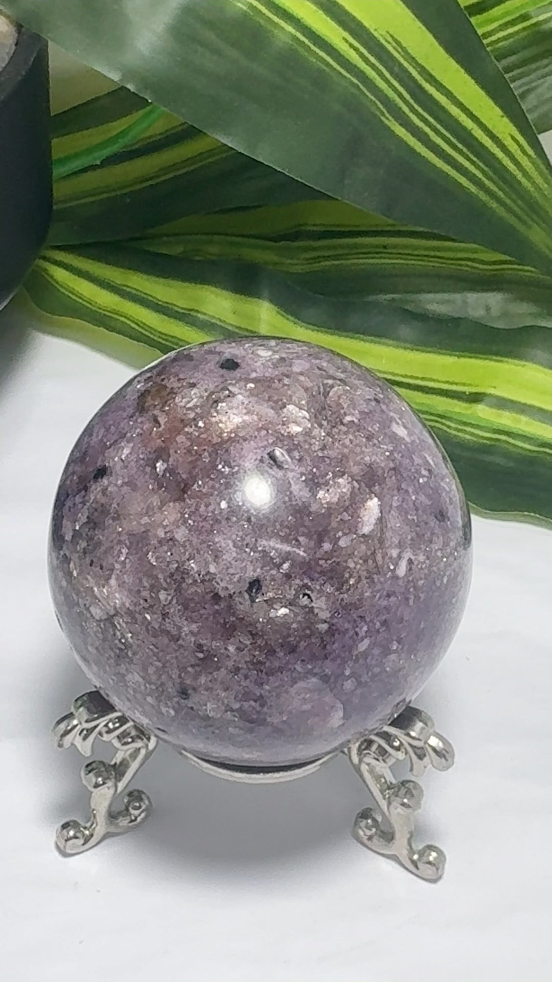 Purple Mica Sphere 416g
