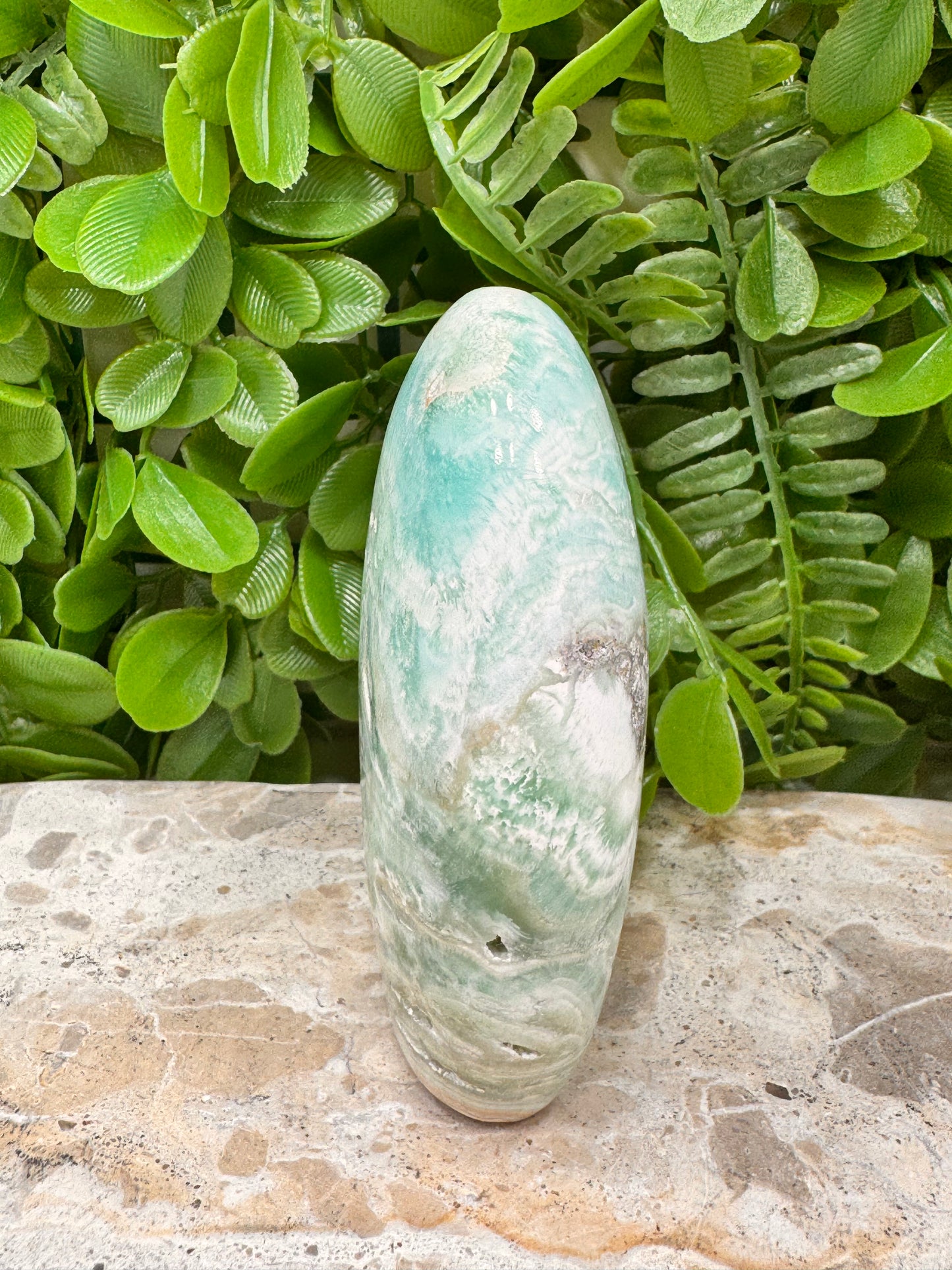 Standing Blue Aragonite/Smithsonite 314g