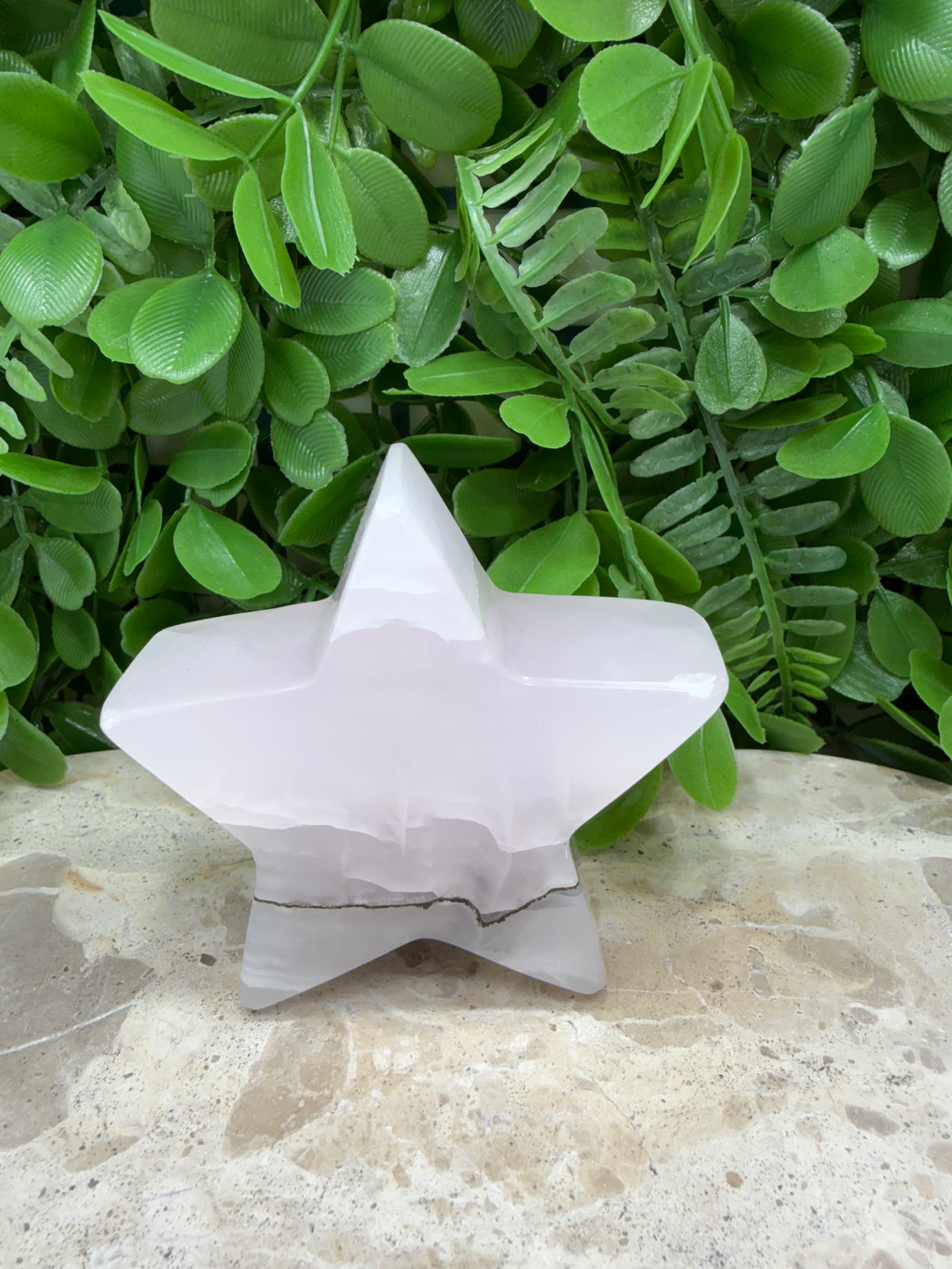 Smokey Pink Mangano Star | Love • Compassion • Calm